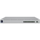 Ubiquiti USW-Mission-Critical switch with integrated 368Wh Lithium-ion battery, capable of providing uninterruptible power for 8 devices. USW-MISSION-CRITICAL-EU
