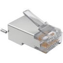 Surge Protection Connector SHD - Shielded RJ45 connectors designed for UISP Ethernet cables (UISP Cable Pro and Cable Carrier). Protects Ethernet hardware from ESD damage.Easy to install without soldering. (100) connectors per pack. UISP-CONNECT Surge Protection Connector SHD - Shielded RJ45 connectors designed for UISP Ethernet cables (UISP Cable Pro and Cable Carrier). Protects Ethernet hardware from ESD damage.Easy to install without soldering. (100) connectors per pack. UISP-CONNECT