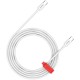 CANYON cable CC100AB C-C 100W Braided 1.2m White CND-CC100AB12W CANYON cable CC100AB C-C 100W Braided 1.2m White CND-CC100AB12W