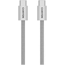 CANYON cable OnWire 60MG C-C 60W Magnet Braided 1m Light Grey CND-CCMG60AB15LG