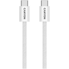CANYON cable OnWire 60MG C-C 60W Magnet Braided 1m White CND-CCMG60AB15W