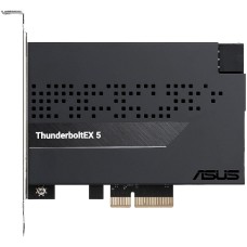 ASUS ThunderboltEX 5 Expansion Card, Dual Thunderbolt 5 USB‑C ports, DisplayPort 2.1, PCIe 4.0 x4 Interface 90MC0E50-M0EAY0