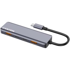 CANYON hub DS-18 5in1 USB-C Grey CNS-TDS18 CANYON hub DS-18 5in1 USB-C Grey CNS-TDS18