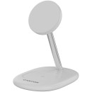 CANYON wireless charger WCS-205 15W Qi2 2in1 White CNS-WCS205W