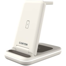 CANYON wireless charger WS-304 15W 3in1 Cosmic Latte CNS-WCS304CL CANYON wireless charger WS-304 15W 3in1 Cosmic Latte CNS-WCS304CL