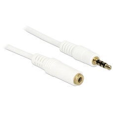 DELOCK Cable Audio Stereo Jack 3.5 mm male / female IPhone 4 pin 1 m (84484) 84480 DELOCK Cable Audio Stereo Jack 3.5 mm male / female IPhone 4 pin 1 m (84484) 84480