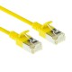 ACT CAT6A U-FTP Patch Cable 0,15m Yellow DC7830 ACT CAT6A U-FTP Patch Cable 0,15m Yellow DC7830