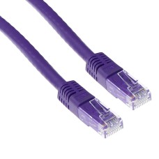 ACT CAT5e U-UTP Patch Cable 10m Purple IB4710