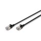 Digitus CAT6A F-FTP Patch Cable 1m Black DK-1632-A-010S-BL Digitus CAT6A F-FTP Patch Cable 1m Black DK-1632-A-010S-BL