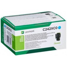 Lexmark C242XC0 C/MC23/4/5xx Cyn Rtn 3.5K Cartridge C242XC0 Lexmark C242XC0 C/MC23/4/5xx Cyn Rtn 3.5K Cartridge C242XC0