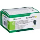Lexmark C242XY0 C/MC23/4/5xx Yel Rtn 3.5K Cartridge C242XY0