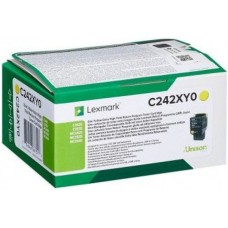 Lexmark C242XY0 C/MC23/4/5xx Yel Rtn 3.5K Cartridge C242XY0 Lexmark C242XY0 C/MC23/4/5xx Yel Rtn 3.5K Cartridge C242XY0