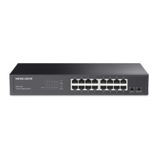 Mercusys MS116GS switch - 16db 1 gigabites port, asztali/rack, tartós fémház MS116GS Mercusys MS116GS switch - 16db 1 gigabites port, asztali/rack, tartós fémház MS116GS