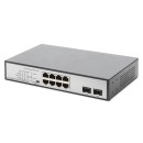 DIGITUS DN-95140 8x GbE Lan port 6xPoE 180W 4x SFP port nem menedzselhető asztali switch DN-95140