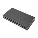 Digitus Digitus 8-Port Gigabit + 2 Gigabit SFP Ethernet Switch DN-80067