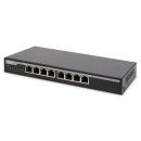 DIGITUS DN-95340 8x GbE Lan port PoE 135W nem menedzselhető asztali switch DN-95340