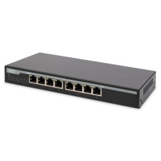 DIGITUS DN-95340 8x GbE Lan port PoE 135W nem menedzselhető asztali switch DN-95340 DIGITUS DN-95340 8x GbE Lan port PoE 135W nem menedzselhető asztali switch DN-95340