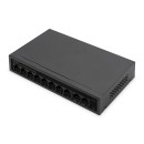 DIGITUS DN-95354 10x 10/100Mbps FE Lan port PoE 60W nem menedzselhető asztali switch DN-95354 DIGITUS DN-95354 10x 10/100Mbps FE Lan port PoE 60W nem menedzselhető asztali switch DN-95354