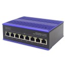 DIGITUS DN-650106 8port 10/100 falra szerelhető ipari switch DN-650106