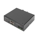 DIGITUS DN-651109 4-port PoE+ 2-port SFP DIN sínre szerelhető ipari switch DN-651109 DIGITUS DN-651109 4-port PoE+ 2-port SFP DIN sínre szerelhető ipari switch DN-651109
