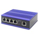 DIGITUS DN-651120 4-port PoE 1-port uplink 802.3at DIN sínre szerelhető ipari switch DN-651120 DIGITUS DN-651120 4-port PoE 1-port uplink 802.3at DIN sínre szerelhető ipari switch DN-651120