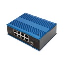 DIGITUS DN-651133 8x 10/100Mbps FE Lan port 1x SFP port PoE 200W nem menedzselhető ipari switch DN-651133 DIGITUS DN-651133 8x 10/100Mbps FE Lan port 1x SFP port PoE 200W nem menedzselhető ipari switch DN-651133