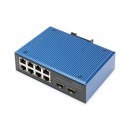 DIGITUS DN-651147 8x 10/100Mbps FE Lan port 2x SFP port PoE 200W  menedzselhető ipari switch DN-651147