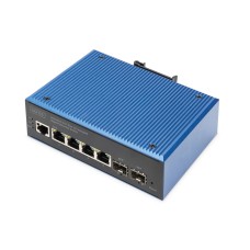 DIGITUS DN-651154 4x GbE Lan port 2x SFP port menedzselhető ipari switch DN-651154 DIGITUS DN-651154 4x GbE Lan port 2x SFP port menedzselhető ipari switch DN-651154