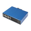 DIGITUS DN-651160 8x GbE Lan port 4x SFP+ port menedzselhető ipari switch DN-651160 DIGITUS DN-651160 8x GbE Lan port 4x SFP+ port menedzselhető ipari switch DN-651160
