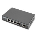 DIGITUS DN-95128-1 4 portos Gigabit 802.3at 60 W 4PPoE Extender DN-95128-1