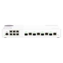 QNAP QSW-M2106-4C - 10 GbE és 2,5 GbE Layer 2 weben keresztül menedzselhető switch KKV-s hálózatok létrehozásához QSW-M2106-4C QNAP QSW-M2106-4C - 10 GbE és 2,5 GbE Layer 2 weben keresztül menedzselhető switch KKV-s hálózatok létrehozásához QSW-M2106-4C