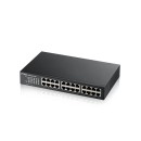 Zyxel GS1100-24E - 24-port Gigabit Unmanaged Switch GS1100-24E-EU0104F Zyxel GS1100-24E - 24-port Gigabit Unmanaged Switch GS1100-24E-EU0104F