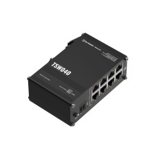 Teltonika 8 portos nem menedzselhető PoE switch, 240W, DIN sín, ipari, plug and play TSW040 Teltonika 8 portos nem menedzselhető PoE switch, 240W, DIN sín, ipari, plug and play TSW040