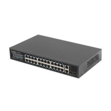 Lanberg Switch 24x 100Mb PoE+/ 2x Combo 19" rackes (360W) V2 RSFE-24P-2C-360 Lanberg Switch 24x 100Mb PoE+/ 2x Combo 19" rackes (360W) V2 RSFE-24P-2C-360