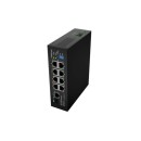 Lanberg Ipari PoE switch, 4x PoE+, 4x PoE++, 1x Gigabit RJ45, 1x SFP, 120W ILFE-8P-1GE-1S-120 Lanberg Ipari PoE switch, 4x PoE+, 4x PoE++, 1x Gigabit RJ45, 1x SFP, 120W ILFE-8P-1GE-1S-120