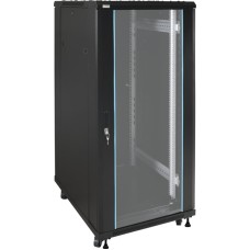 19" 27U 600x800 &aacute;ll&oacute; rack szekr&eacute;ny; lapraszerelt; fekete RS2768