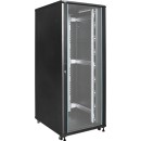 19" 42U 800x1000 álló rack szekrény; lapraszerelt; fekete RS4281 19" 42U 800x1000 álló rack szekrény; lapraszerelt; fekete RS4281