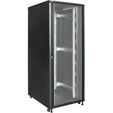 19" 42U 800x1000 &aacute;ll&oacute; rack szekr&eacute;ny; lapraszerelt; fekete RS4281