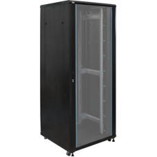 19" 42U 800x800 &aacute;ll&oacute; rack szekr&eacute;ny; lapraszerelt; fekete RS4288