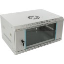 19" 4U 540x400 fali rack szekrény; készre szerelt; szürke; könnyített kialakítás RW454-G