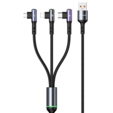 USB 2.0 A-C + Lightning + microUSB k&aacute;bel 1,2m Usams SJ561USB01 SJ561USB01