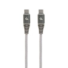 USB 2.0 C-C kábel 1,5m Gembird PD 100W fonott CC-USB2B-CMCM100-1.5M CC-USB2B-CMCM100-1.5M USB 2.0 C-C kábel 1,5m Gembird PD 100W fonott CC-USB2B-CMCM100-1.5M CC-USB2B-CMCM100-1.5M