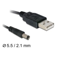 USB-DC jack tápkábel 1m Delock 82197 82197 USB-DC jack tápkábel 1m Delock 82197 82197