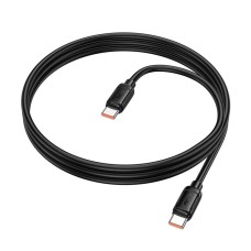 USB 2.0 C-C kábel 1m Hoco X115 Surpass 240W fekete 652018 HC652018 USB 2.0 C-C kábel 1m Hoco X115 Surpass 240W fekete 652018 HC652018