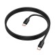 USB 2.0 C-C kábel 1m Hoco X115 Surpass 240W fekete 652018 HC652018 USB 2.0 C-C kábel 1m Hoco X115 Surpass 240W fekete 652018 HC652018