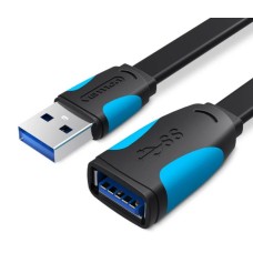 USB 3.0 hosszabb&iacute;t&oacute; k&aacute;bel  1m Vention VAS-A13-B100 VAS-A13-B100