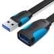 USB 3.0 hosszabbító kábel  3m Vention VAS-A13-B300 VAS-A13-B300