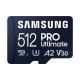 SD Micro  512GB XC Samsung 1Adapter UHS-I U3 Pro Ultimate MB-MY512SA/WW MB-MY512SA/WW