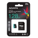 A-Data 128GB microSDXC Premier Pro UHS-I U3 Class 10 (V30S) + adapterrel AUSDX128GUI3V30SA1-RA1 A-Data 128GB microSDXC Premier Pro UHS-I U3 Class 10 (V30S) + adapterrel AUSDX128GUI3V30SA1-RA1