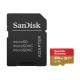 Sandisk 256GB microSDXC Class 10 U3 V30 A2 Extreme + adapterrel 00121587